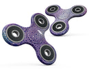 Cracked Purple Texture Full-Body Fidget Spinner Skin-Kit
