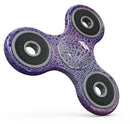 Cracked Purple Texture Full-Body Fidget Spinner Skin-Kit