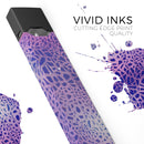 Cracked Purple Texture - Premium Decal Protective Skin-Wrap Sticker compatible with the Juul Labs vaping device