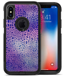 Cracked Purple Texture - iPhone X OtterBox Case & Skin Kits