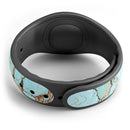 Cracked Teal Stone - Decal Skin Wrap Kit for the Disney Magic Band