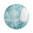 Cracked Turquise Marble Surface// WaterProof Rubber Foam Backed Anti-Slip Mouse Pad for Home Work Office or Gaming Computer Desk