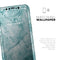 Cracked Turquise Marble Surface - Skin-Kit compatible with the Apple iPhone 13, 13 Pro Max, 13 Mini, 13 Pro, iPhone 12, iPhone 11 (All iPhones Available)