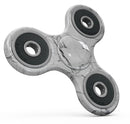 Cracked White Marble Slate Full-Body Fidget Spinner Skin-Kit