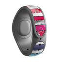 Crayon Colored Doodle Patterns - Decal Skin Wrap Kit for the Disney Magic Band