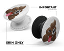 Crazy Poo Emoticon Emoji - Skin Kit for PopSockets and other Smartphone Extendable Grips & Stands