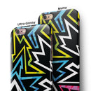 Crazy Retro Squiggles V1 iPhone 6/6s or 6/6s Plus 2-Piece Hybrid INK-Fuzed Case
