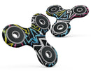 Crazy Retro Squiggles V1 Full-Body Fidget Spinner Skin-Kit