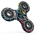 Crazy Retro Squiggles V1 Full-Body Fidget Spinner Skin-Kit