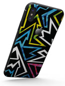 Crazy Retro Squiggles V1 - iPhone X Skin-Kit