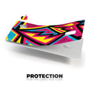 Crazy Retro Squiggles V2 - Premium Protective Decal Skin-Kit for the Apple Credit Card