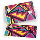 Crazy Retro Squiggles V2 - Premium Protective Decal Skin-Kit for the Apple Credit Card