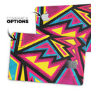 Crazy Retro Squiggles V2 - Premium Protective Decal Skin-Kit for the Apple Credit Card