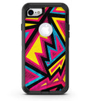 Crazy Retro Squiggles V2 - iPhone 7 or 8 OtterBox Case & Skin Kits