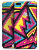 Crazy Retro Squiggles V2 - Skin-kit for the iPhone 8 or 8 Plus