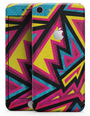 Crazy Retro Squiggles V2 - Skin-kit for the iPhone 8 or 8 Plus