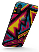Crazy Retro Squiggles V2 - iPhone X Skin-Kit