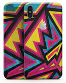 Crazy Retro Squiggles V2 - iPhone X Skin-Kit