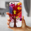 Crazy Splatter Tree iPhone 6/6s or 6/6s Plus 2-Piece Hybrid INK-Fuzed Case