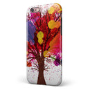 Crazy Splatter Tree iPhone 6/6s or 6/6s Plus 2-Piece Hybrid INK-Fuzed Case