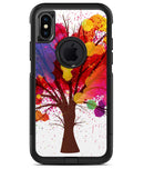 Crazy Splatter Tree - iPhone X OtterBox Case & Skin Kits