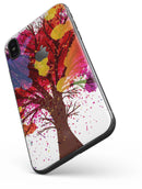 Crazy Splatter Tree - iPhone X Skin-Kit