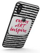 Create Art Inspire - iPhone X Skin-Kit