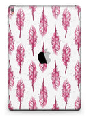 Crimson Feather Pattern - iPad Pro 97 - View 3.jpg