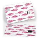 Crimson Feather Pattern - Premium Protective Decal Skin-Kit for the Apple Credit Card