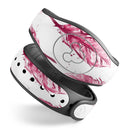 Crimson Feather Pattern - Decal Skin Wrap Kit for the Disney Magic Band