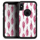 Crimson Feather Pattern - Skin Kit for the iPhone OtterBox Cases