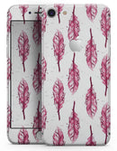 Crimson Feather Pattern - Skin-kit for the iPhone 8 or 8 Plus