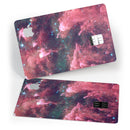 Crimson Nebula - Premium Protective Decal Skin-Kit for the Apple Credit Card