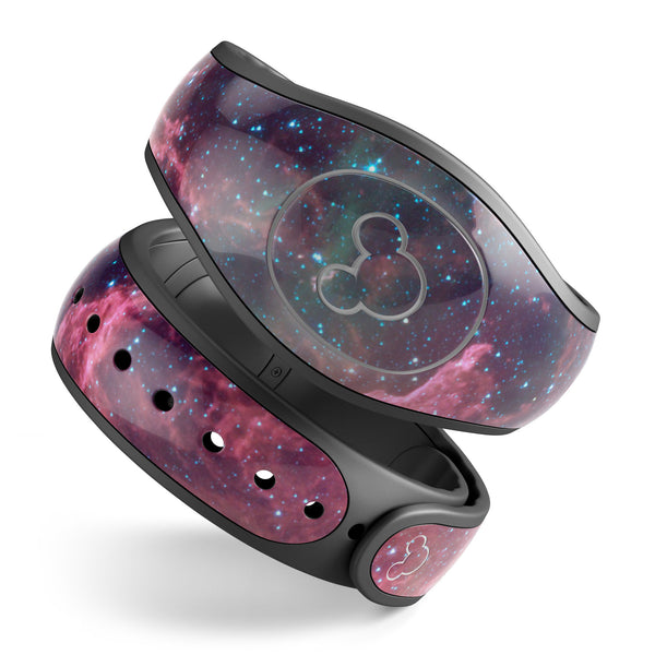 Crimson Nebula - Decal Skin Wrap Kit for the Disney Magic Band