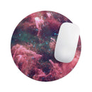 Crimson Nebula// WaterProof Rubber Foam Backed Anti-Slip Mouse Pad for Home Work Office or Gaming Computer Desk
