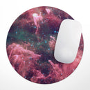 Crimson Nebula// WaterProof Rubber Foam Backed Anti-Slip Mouse Pad for Home Work Office or Gaming Computer Desk