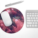 Crimson Nebula// WaterProof Rubber Foam Backed Anti-Slip Mouse Pad for Home Work Office or Gaming Computer Desk