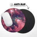 Crimson Nebula// WaterProof Rubber Foam Backed Anti-Slip Mouse Pad for Home Work Office or Gaming Computer Desk