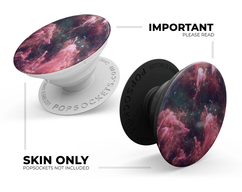 Crimson Nebula - Skin Kit for PopSockets and other Smartphone Extendable Grips & Stands