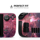 Crimson Nebula // Full Body Skin Decal Wrap Kit for the Steam Deck handheld gaming computer