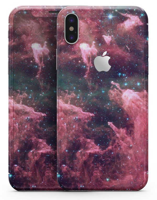 Crimson Nebula - iPhone X Skin-Kit