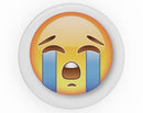 Cry Emoticon Emoji - Skin Kit for PopSockets and other Smartphone Extendable Grips & Stands