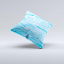 Crystal Clear Water ink-Fuzed Decorative Throw Pillow