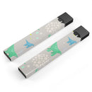 Curious Green and Blue Dinosaurs - Premium Decal Protective Skin-Wrap Sticker compatible with the Juul Labs vaping device
