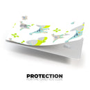 Curious Teal Dinosuar and Eggs - Premium Protective Decal Skin-Kit for the Apple Credit Card