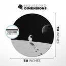 Cute Cartoon Astronaut in Space V1// WaterProof Rubber Foam Backed Anti-Slip Mouse Pad for Home Work Office or Gaming Computer Desk