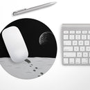 Cute Cartoon Astronaut in Space V1// WaterProof Rubber Foam Backed Anti-Slip Mouse Pad for Home Work Office or Gaming Computer Desk