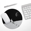 Cute Cartoon Astronaut in Space V1// WaterProof Rubber Foam Backed Anti-Slip Mouse Pad for Home Work Office or Gaming Computer Desk