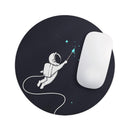 Cute Cartoon Astronaut in Space V2// WaterProof Rubber Foam Backed Anti-Slip Mouse Pad for Home Work Office or Gaming Computer Desk