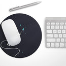 Cute Cartoon Astronaut in Space V2// WaterProof Rubber Foam Backed Anti-Slip Mouse Pad for Home Work Office or Gaming Computer Desk